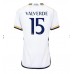 Real Madrid Federico Valverde #15 Voetbalkleding Thuisshirt Dames 2023-24 Korte Mouwen